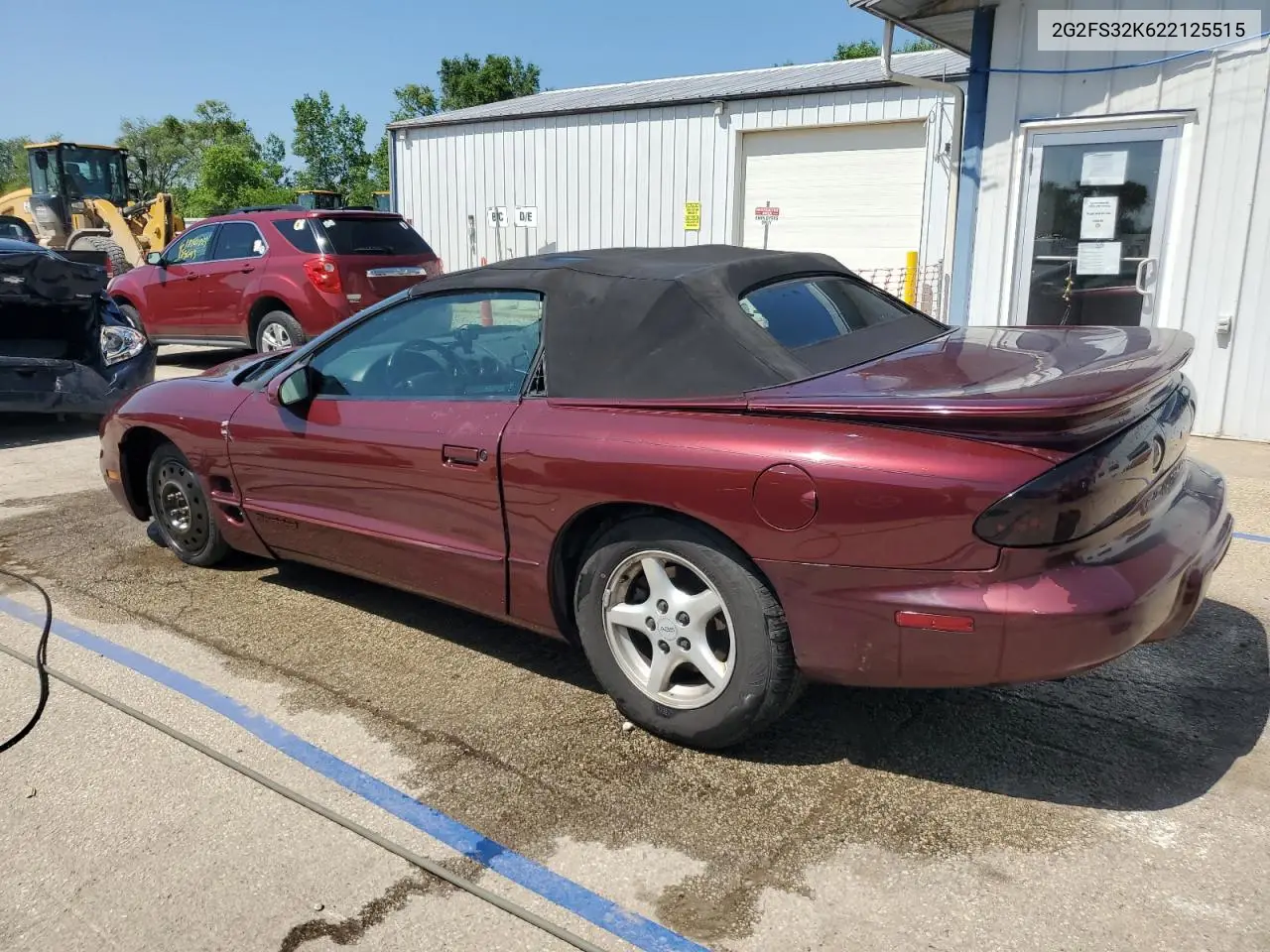 2002 Pontiac Firebird VIN: 2G2FS32K622125515 Lot: 62086275
