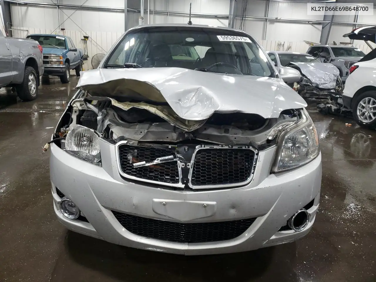 2009 Pontiac G3 VIN: KL2TD66E69B648700 Lot: 59536575