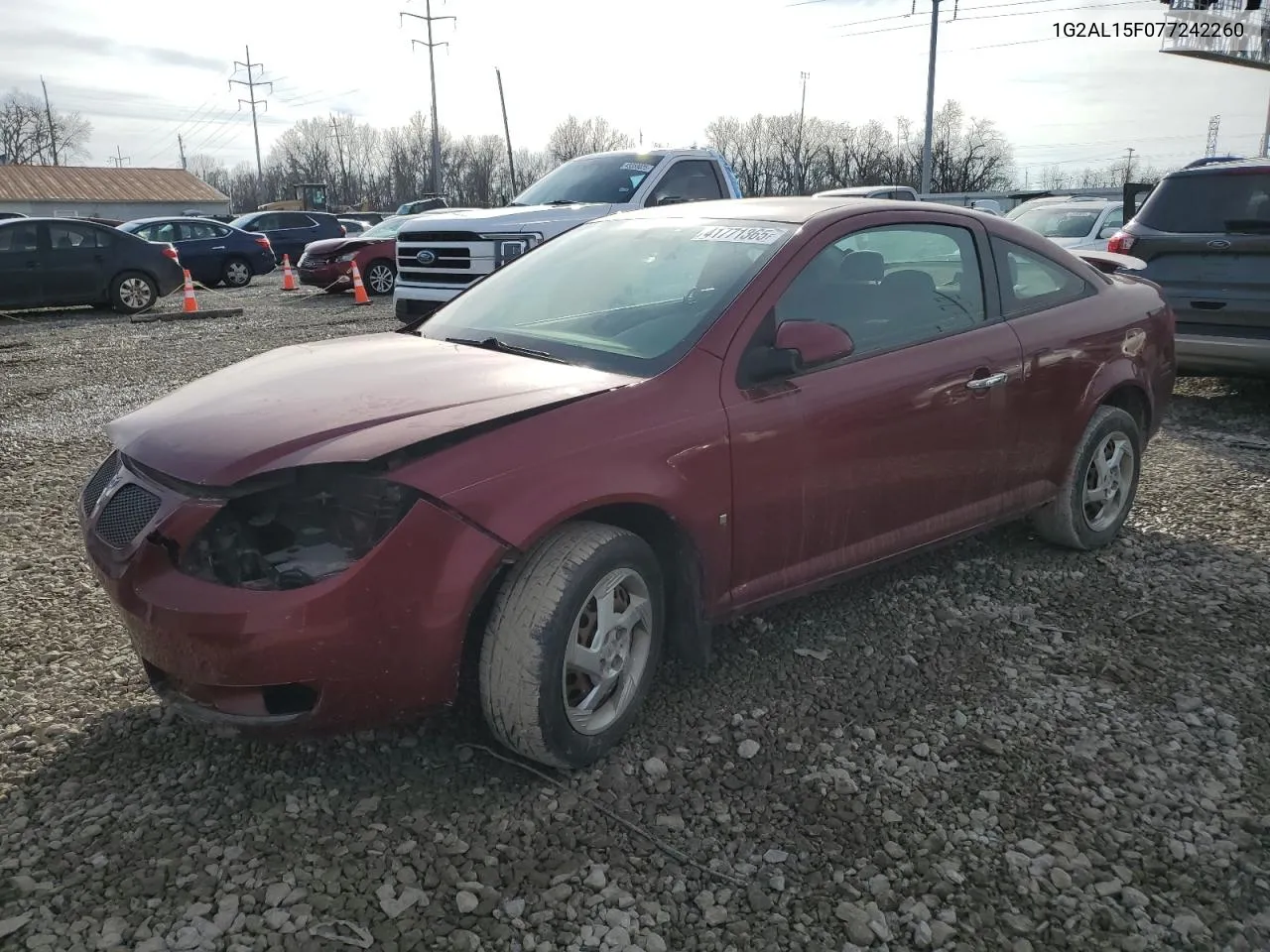 2007 Pontiac G5 VIN: 1G2AL15F077242260 Lot: 41771365