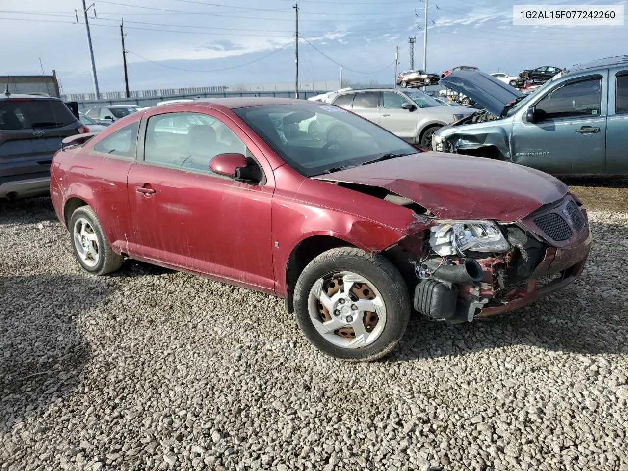 2007 Pontiac G5 VIN: 1G2AL15F077242260 Lot: 41771365