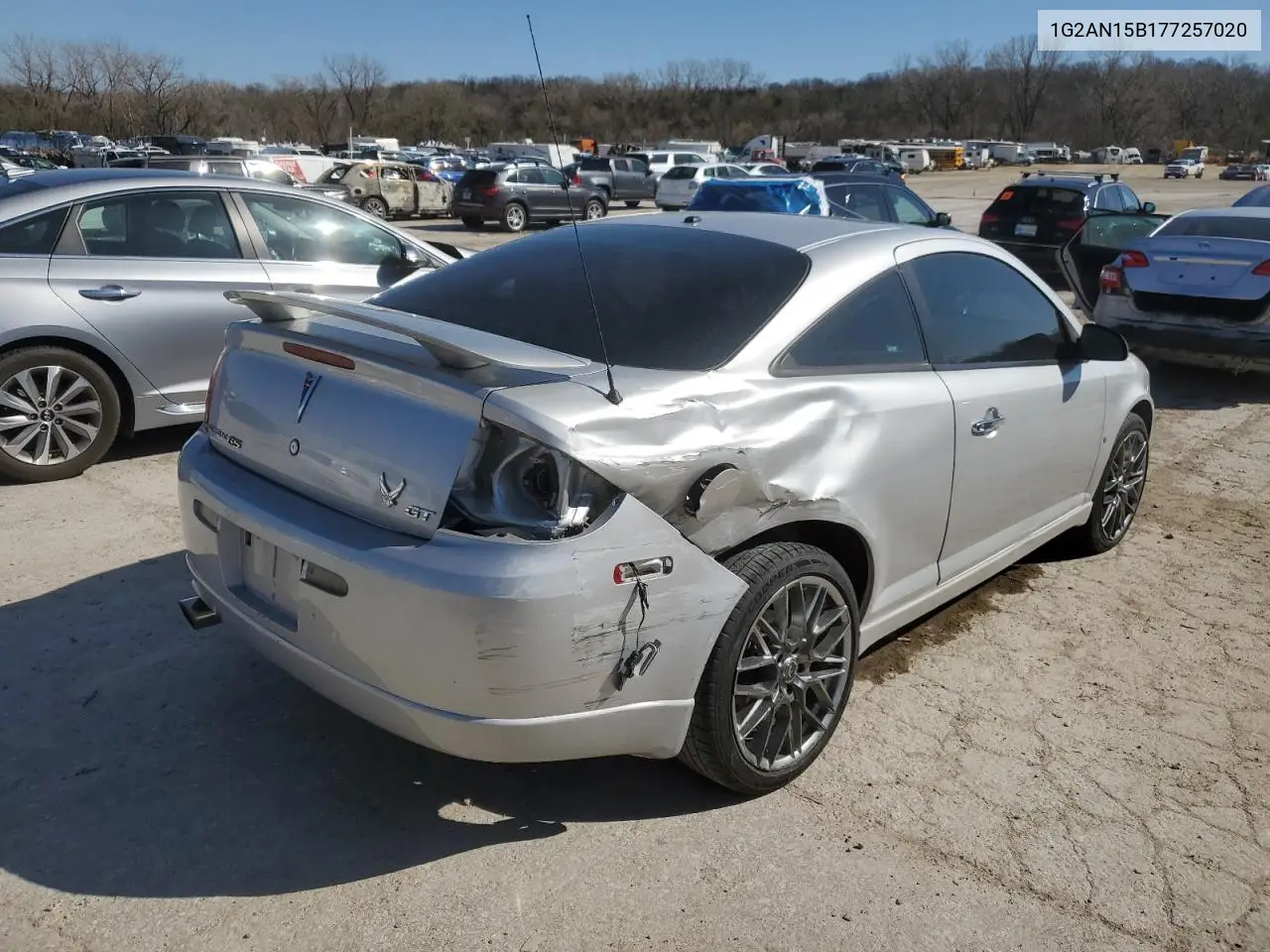 2007 Pontiac G5 Gt VIN: 1G2AN15B177257020 Lot: 49351415