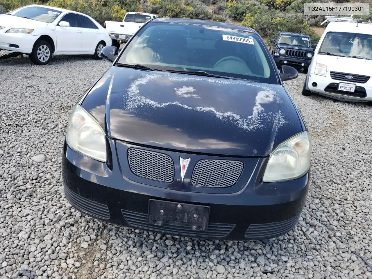 2007 Pontiac G5 VIN: 1G2AL15F177190301 Lot: 54980905