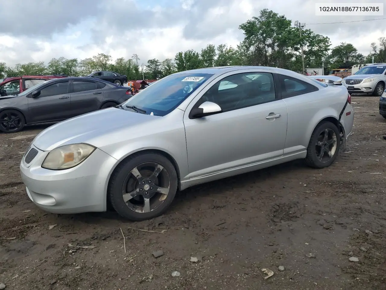 2007 Pontiac G5 Gt VIN: 1G2AN18B677136785 Lot: 55117495