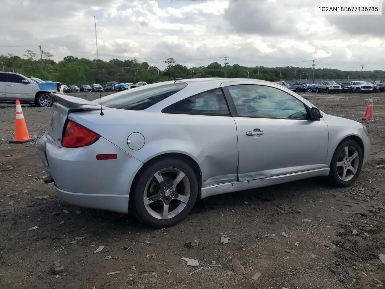 2007 Pontiac G5 Gt VIN: 1G2AN18B677136785 Lot: 55117495