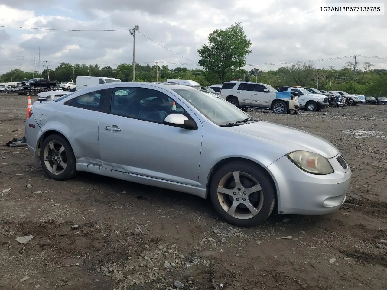 2007 Pontiac G5 Gt VIN: 1G2AN18B677136785 Lot: 55117495