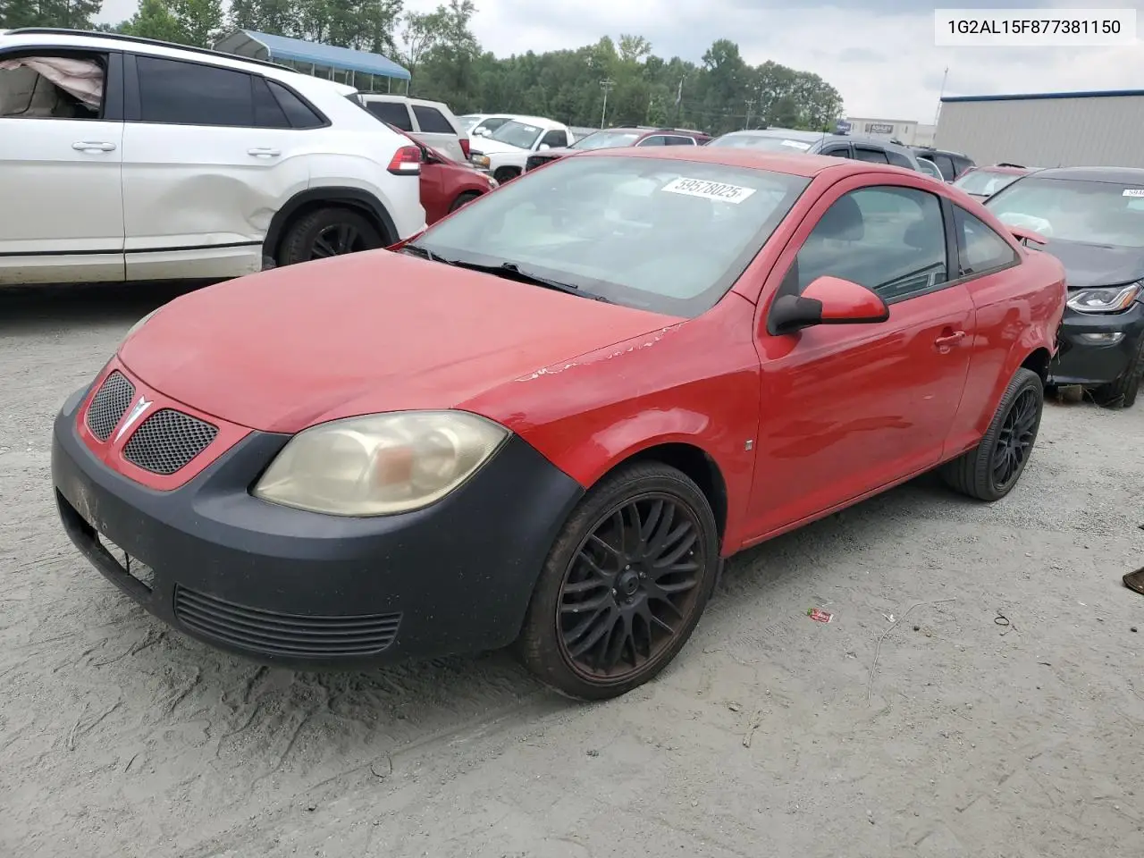 2007 Pontiac G5 VIN: 1G2AL15F877381150 Lot: 59578025