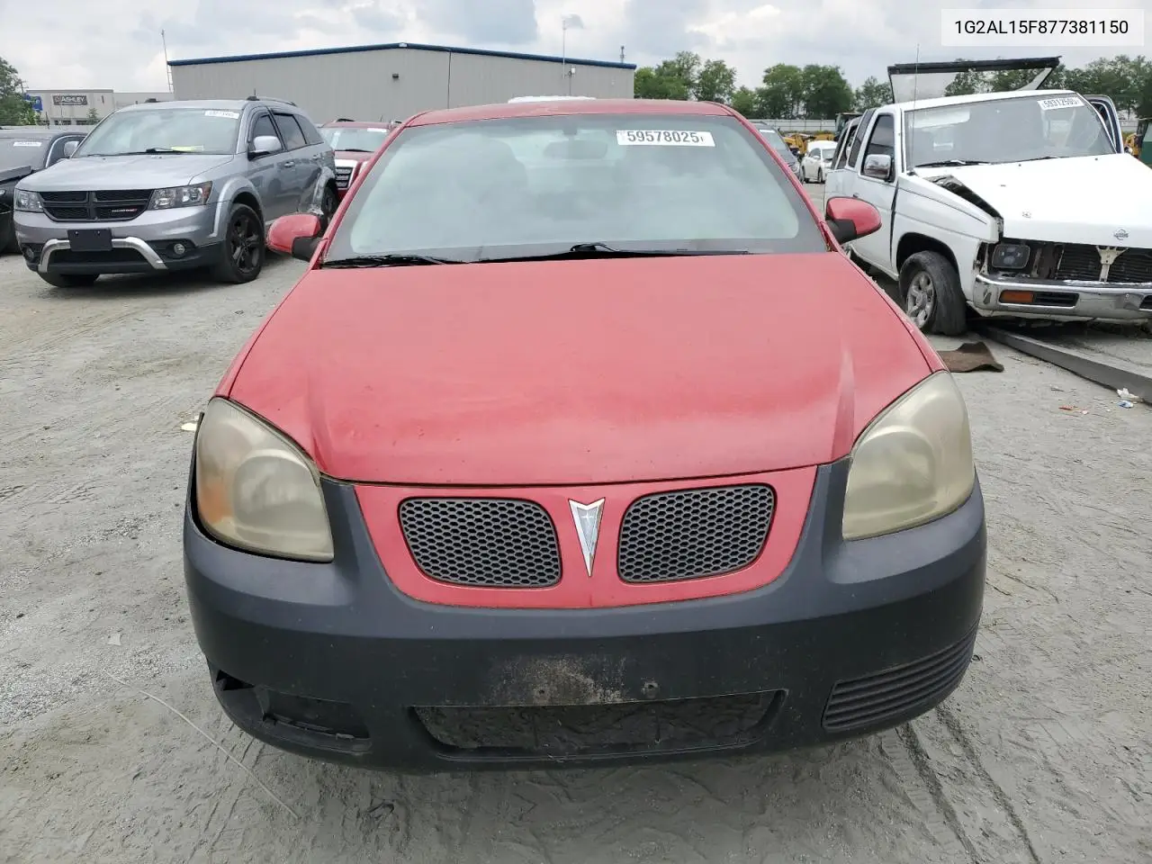 2007 Pontiac G5 VIN: 1G2AL15F877381150 Lot: 59578025