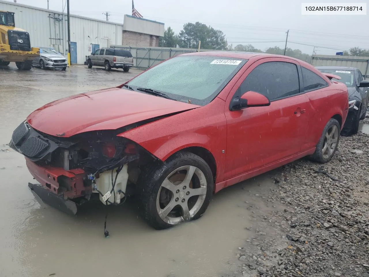 2007 Pontiac G5 Gt VIN: 1G2AN15B677188714 Lot: 72810704