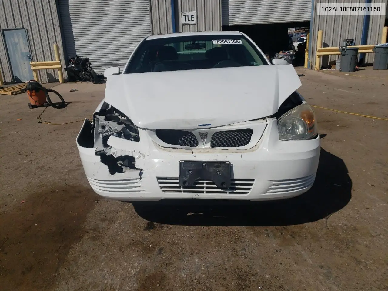2008 Pontiac G5 VIN: 1G2AL18F887161150 Lot: 52051105