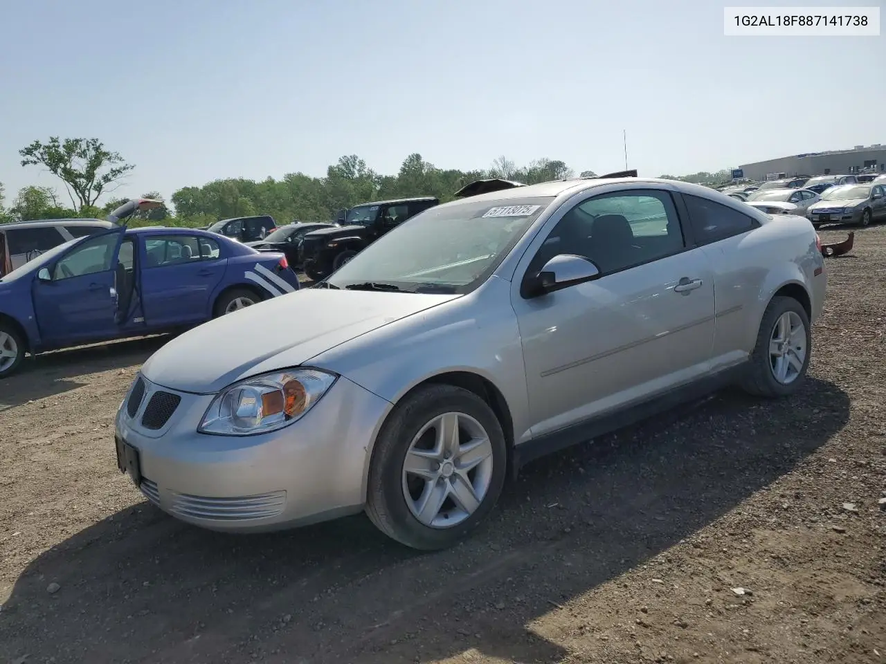 2008 Pontiac G5 VIN: 1G2AL18F887141738 Lot: 57113075