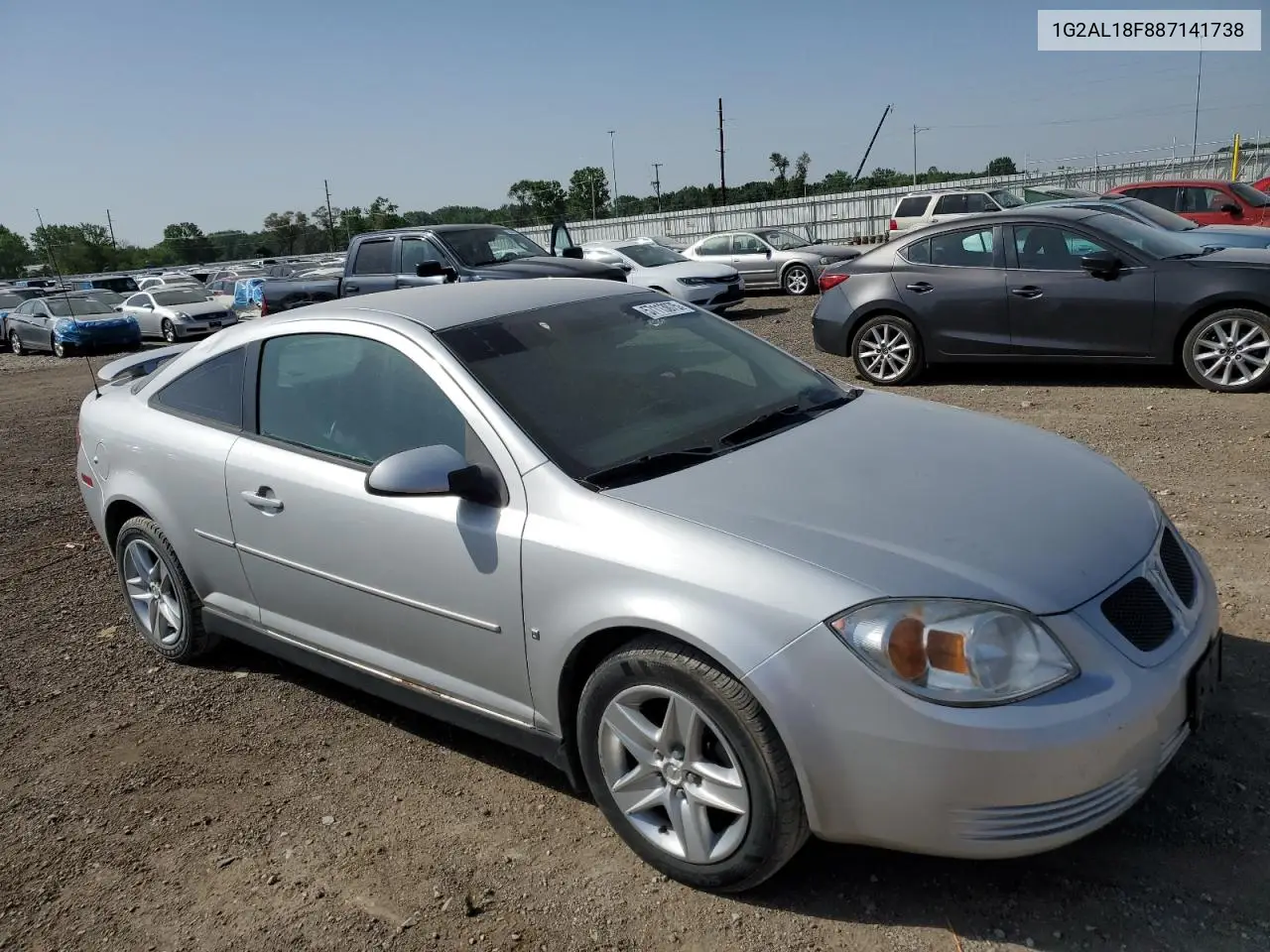 2008 Pontiac G5 VIN: 1G2AL18F887141738 Lot: 57113075