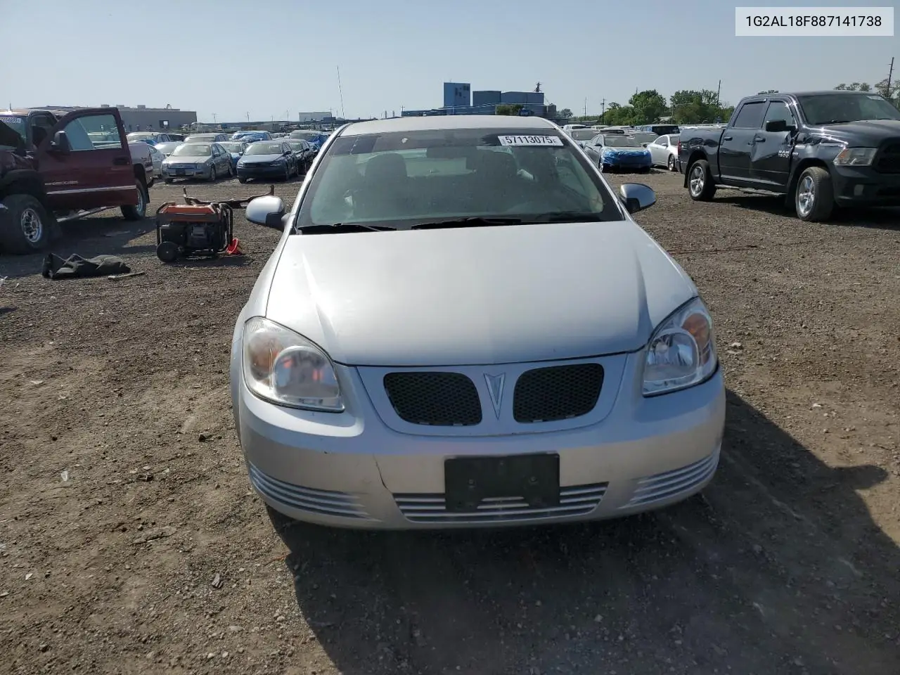 2008 Pontiac G5 VIN: 1G2AL18F887141738 Lot: 57113075