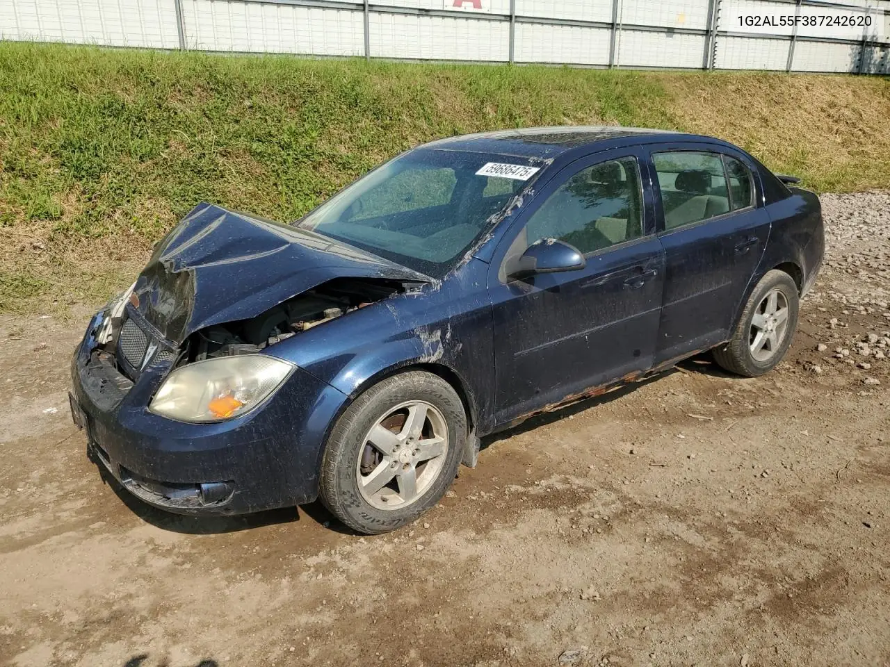 2008 Pontiac G5 Se VIN: 1G2AL55F387242620 Lot: 59686475