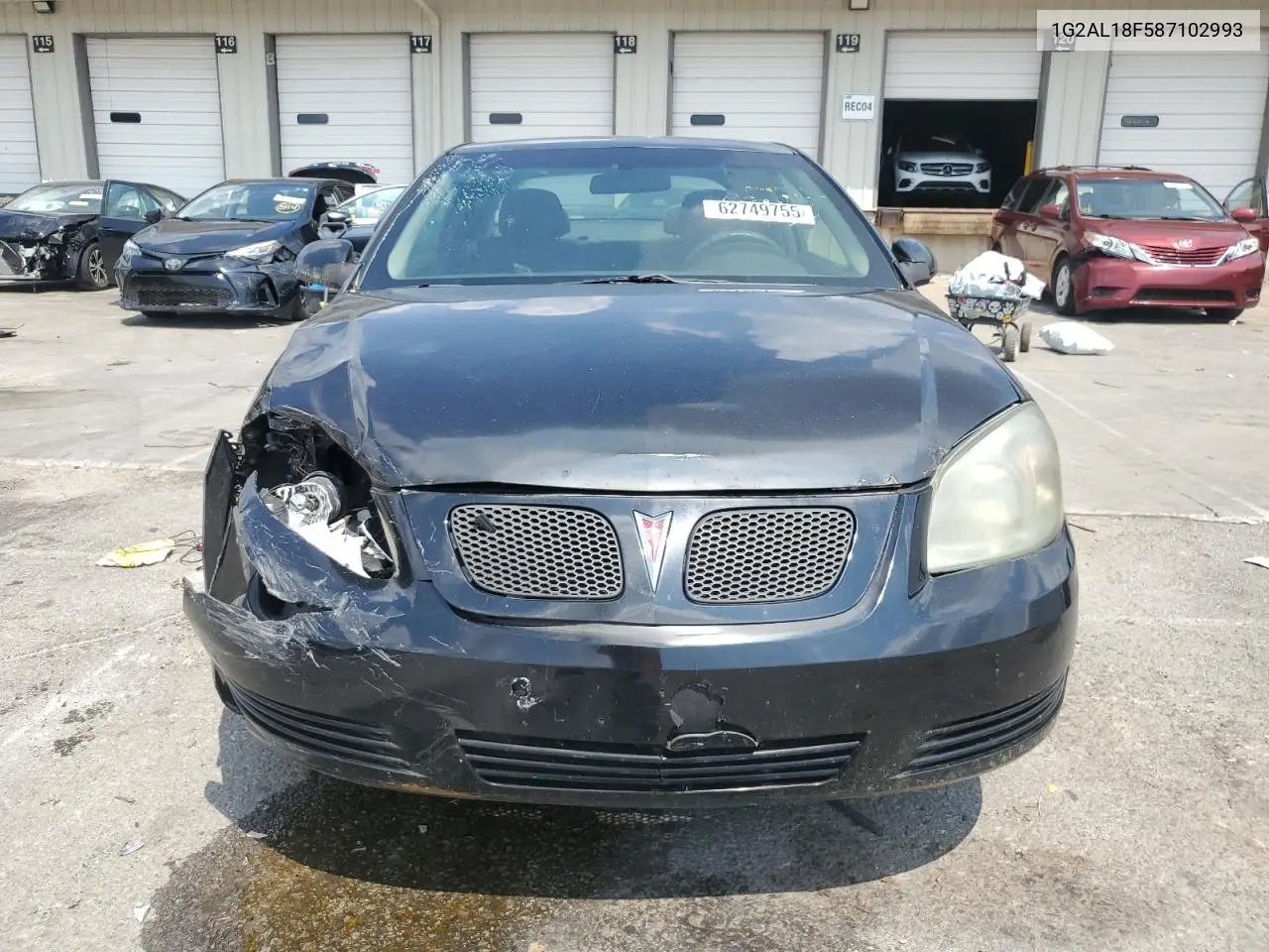 2008 Pontiac G5 VIN: 1G2AL18F587102993 Lot: 62749755
