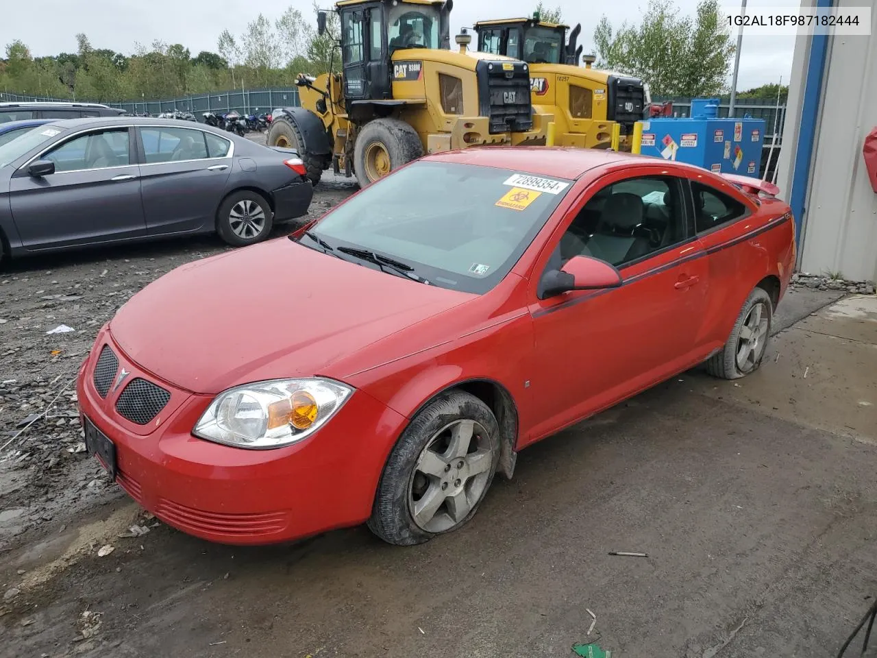 2008 Pontiac G5 VIN: 1G2AL18F987182444 Lot: 72899354