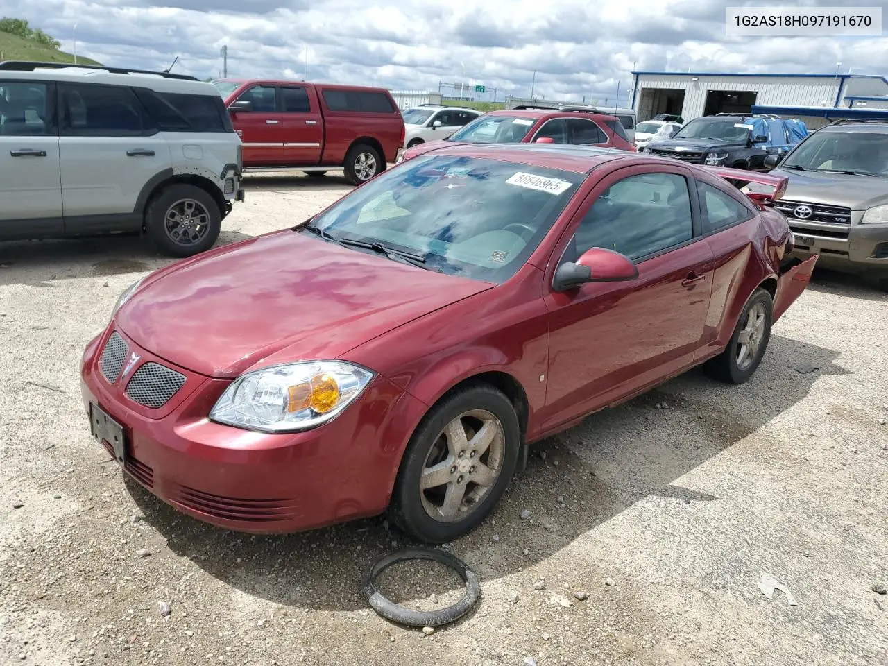 2009 Pontiac G5 VIN: 1G2AS18H097191670 Lot: 56646965