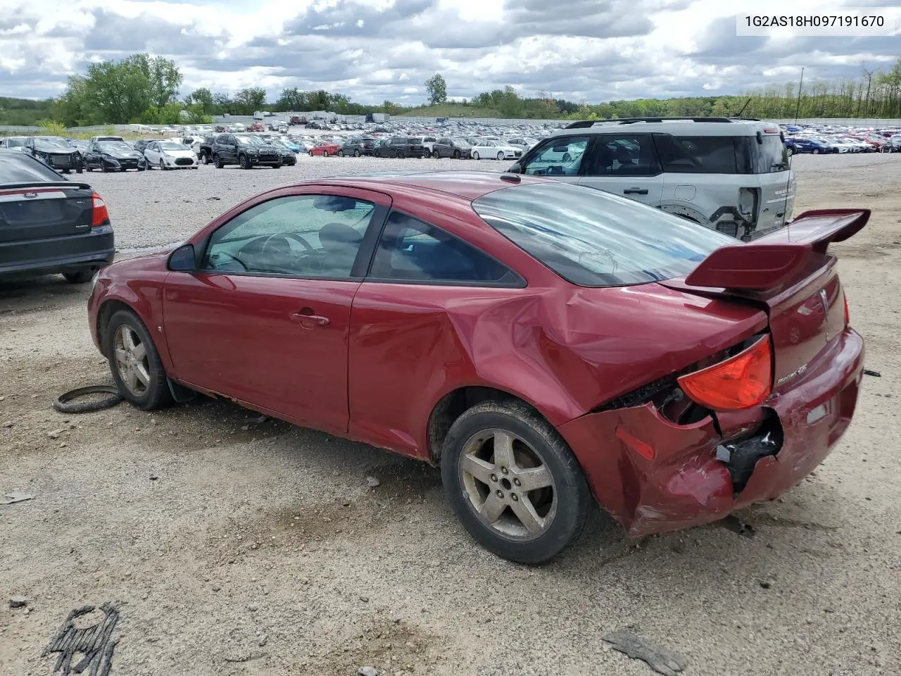 2009 Pontiac G5 VIN: 1G2AS18H097191670 Lot: 56646965