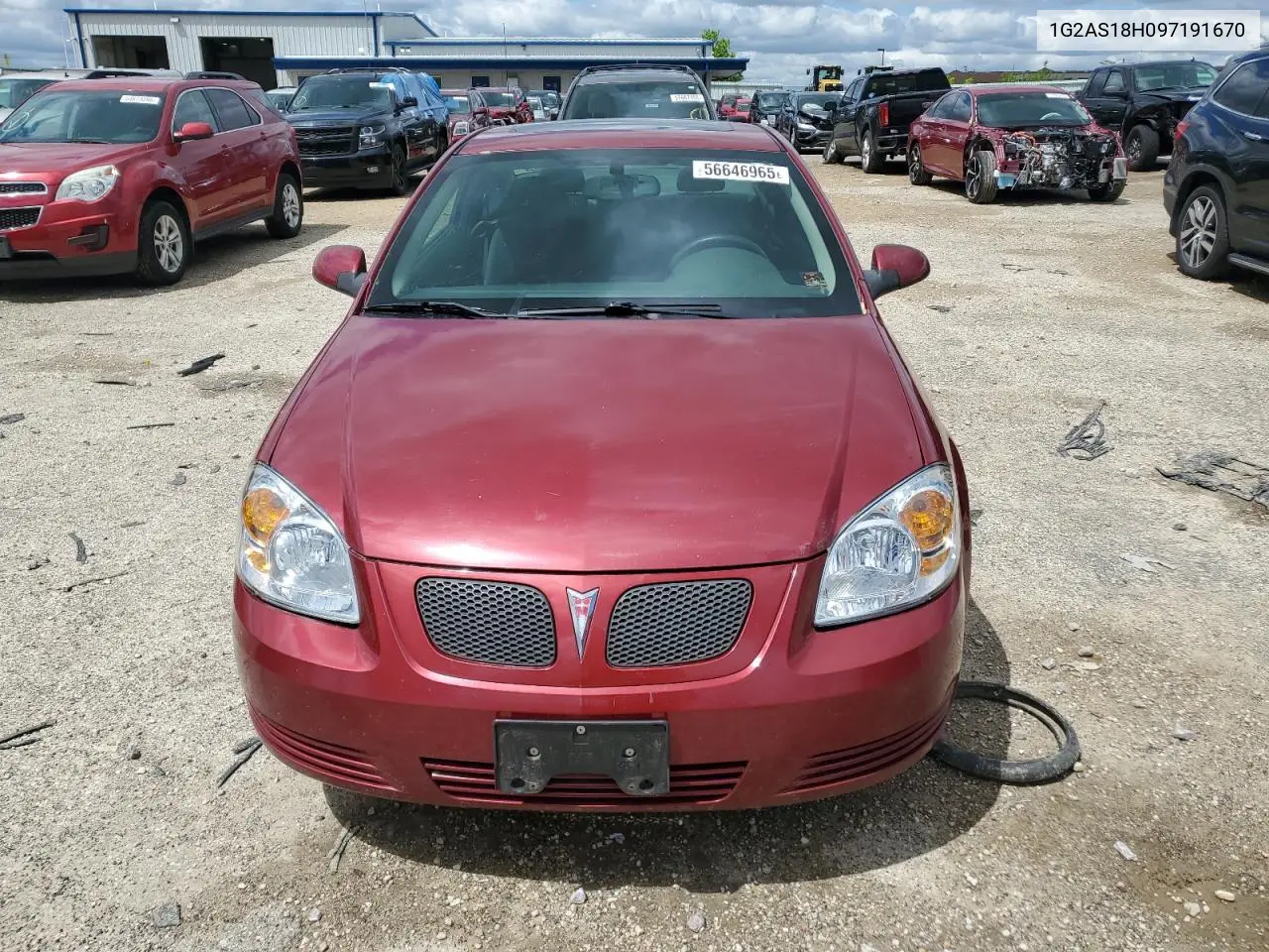 2009 Pontiac G5 VIN: 1G2AS18H097191670 Lot: 56646965