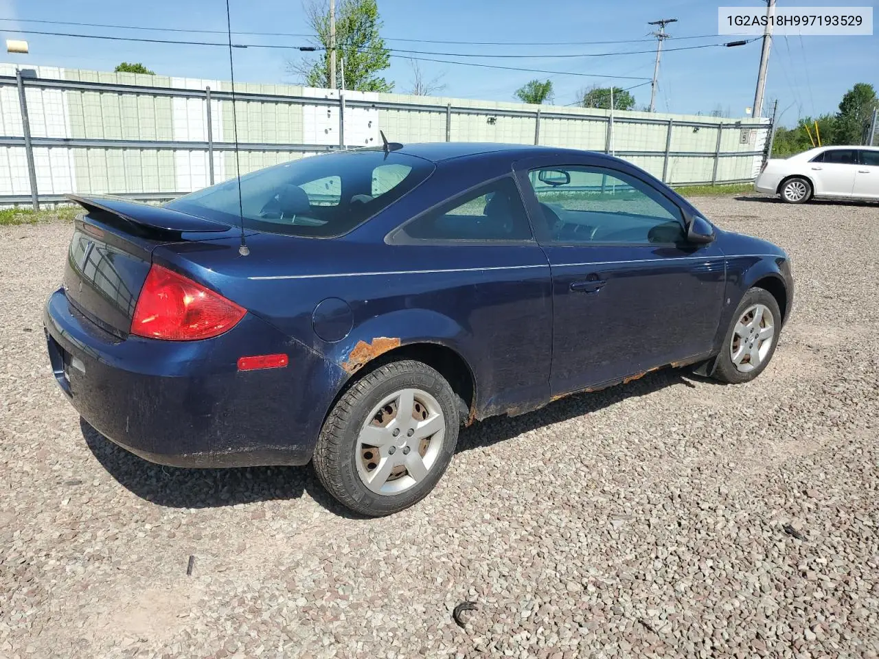 2009 Pontiac G5 VIN: 1G2AS18H997193529 Lot: 57641885