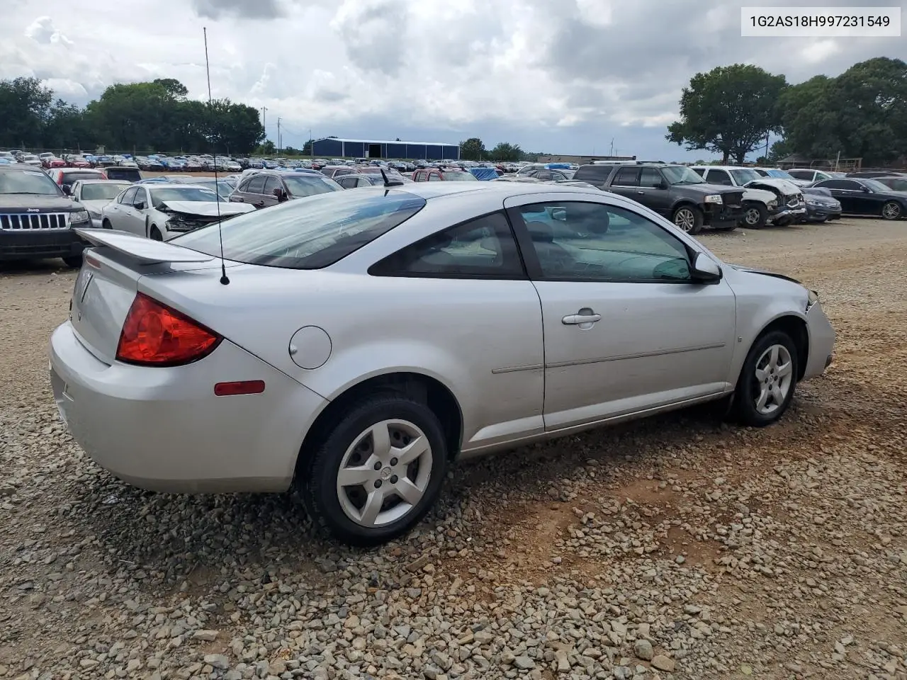 2009 Pontiac G5 VIN: 1G2AS18H997231549 Lot: 60233065