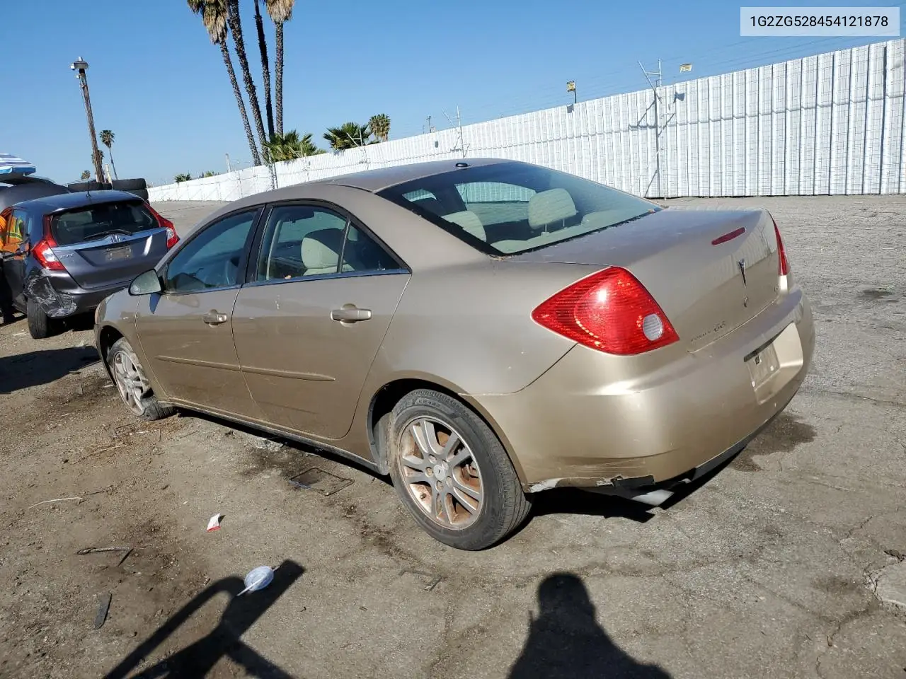 2005 Pontiac G6 VIN: 1G2ZG528454121878 Lot: 46087295