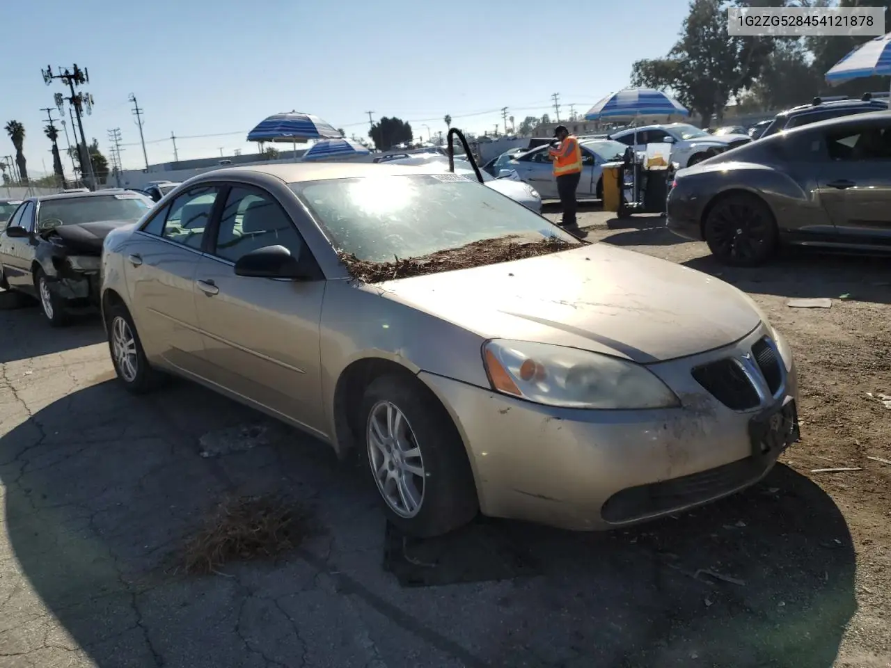 2005 Pontiac G6 VIN: 1G2ZG528454121878 Lot: 46087295