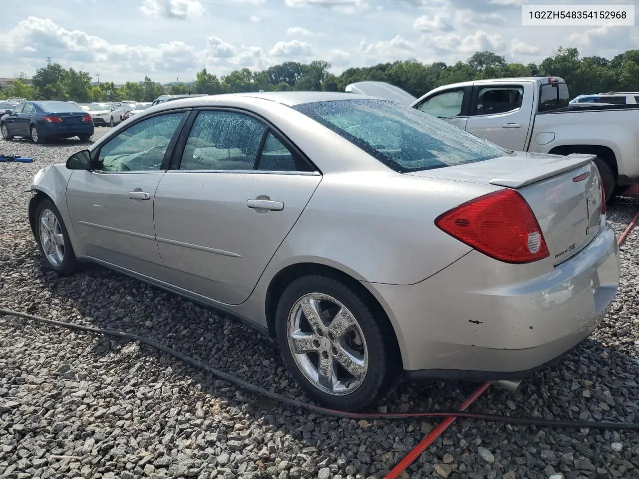 2005 Pontiac G6 Gt VIN: 1G2ZH548354152968 Lot: 62124835