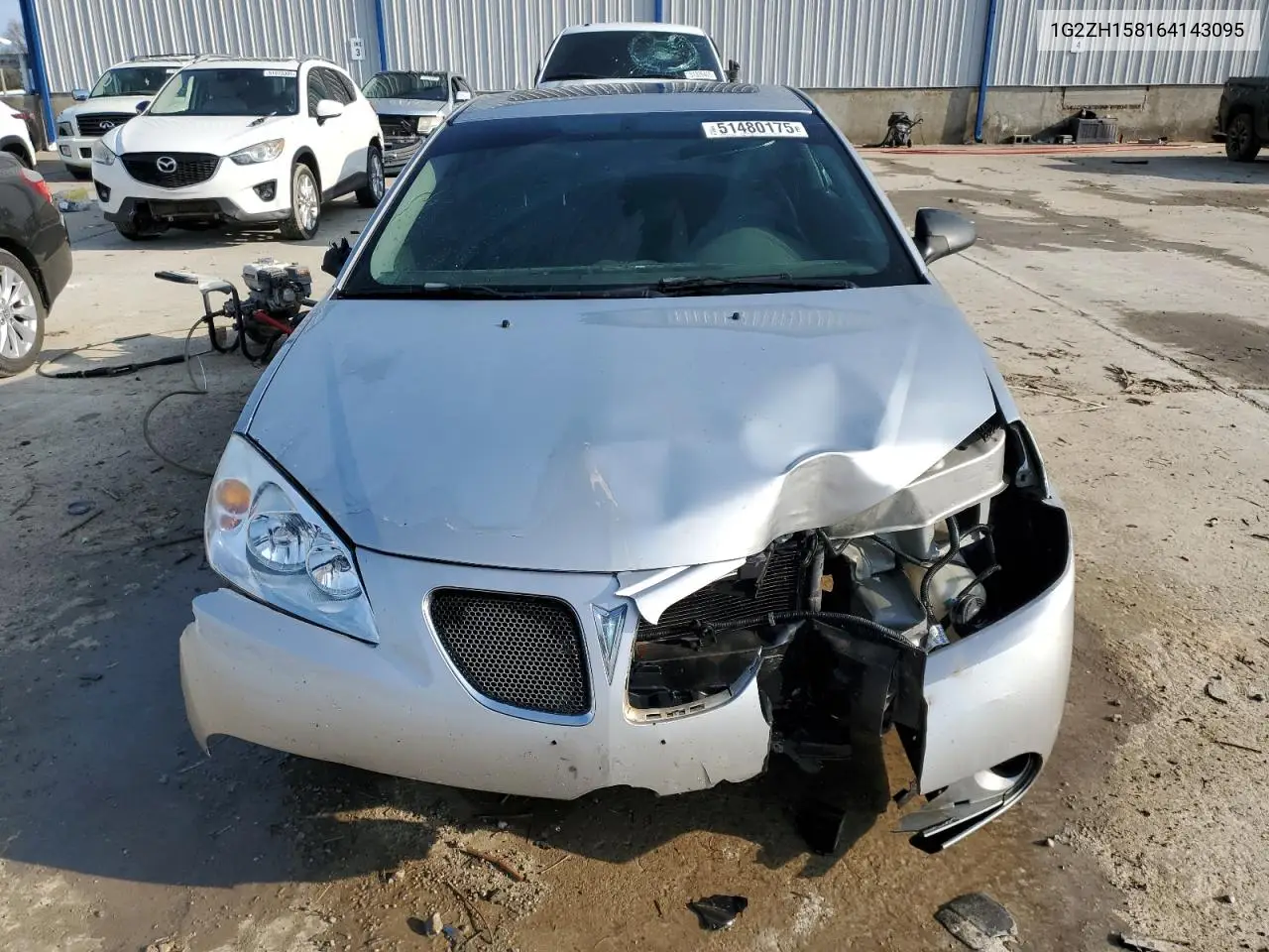 2006 Pontiac G6 Gt VIN: 1G2ZH158164143095 Lot: 51480175