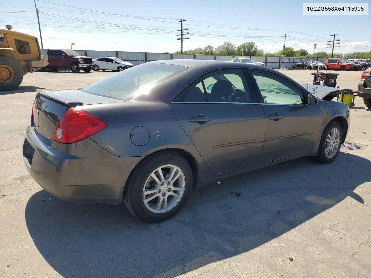 2006 Pontiac G6 Se1 VIN: 1G2ZG558X64115905 Lot: 55693365