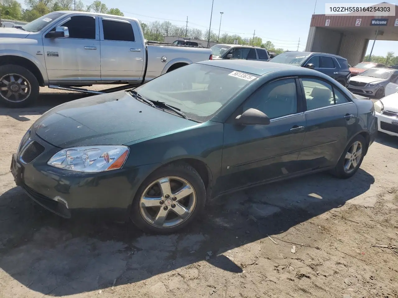 2006 Pontiac G6 Gt VIN: 1G2ZH558164254303 Lot: 56133675