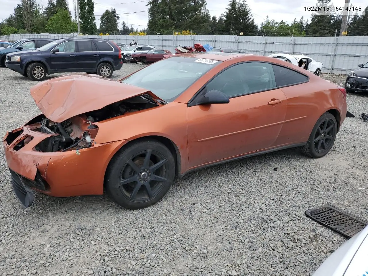 2006 Pontiac G6 Gtp VIN: 1G2ZM151164147145 Lot: 56714795