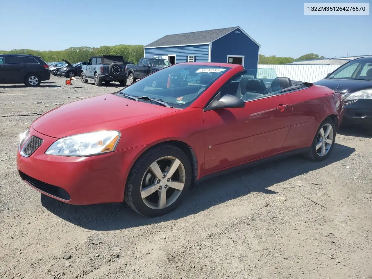 2006 Pontiac G6 Gtp VIN: 1G2ZM351264276670 Lot: 56718595