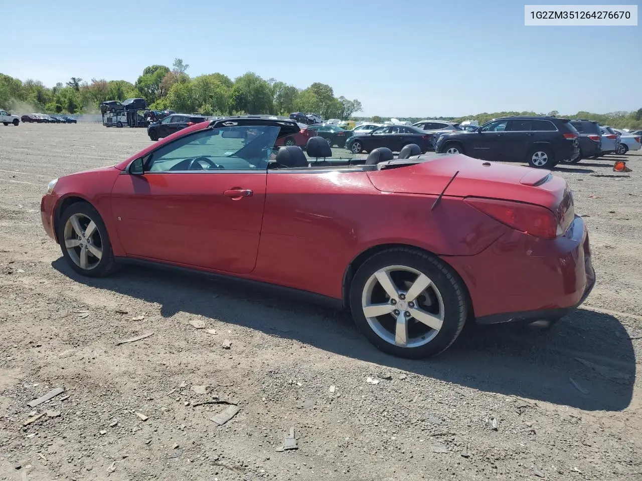 2006 Pontiac G6 Gtp VIN: 1G2ZM351264276670 Lot: 56718595