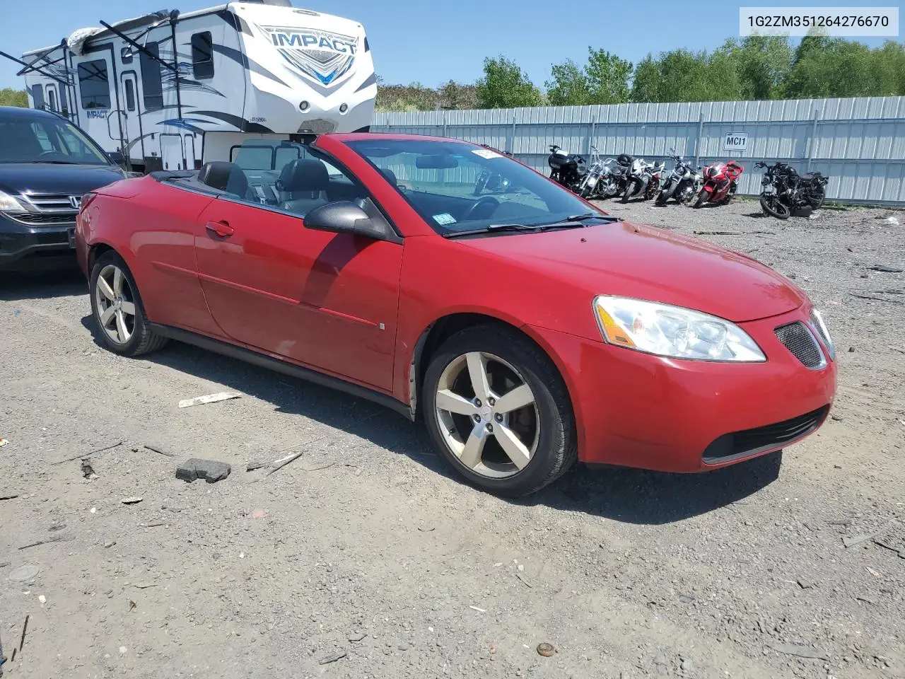 2006 Pontiac G6 Gtp VIN: 1G2ZM351264276670 Lot: 56718595