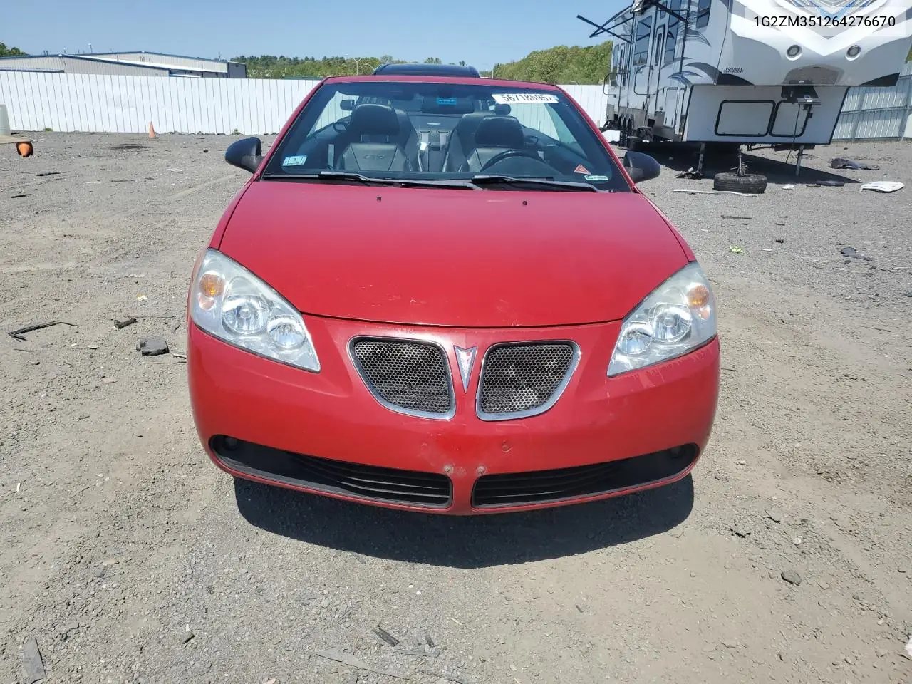 2006 Pontiac G6 Gtp VIN: 1G2ZM351264276670 Lot: 56718595
