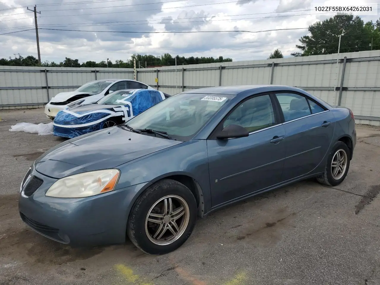 2006 Pontiac G6 Se VIN: 1G2ZF55BX64262031 Lot: 56895575