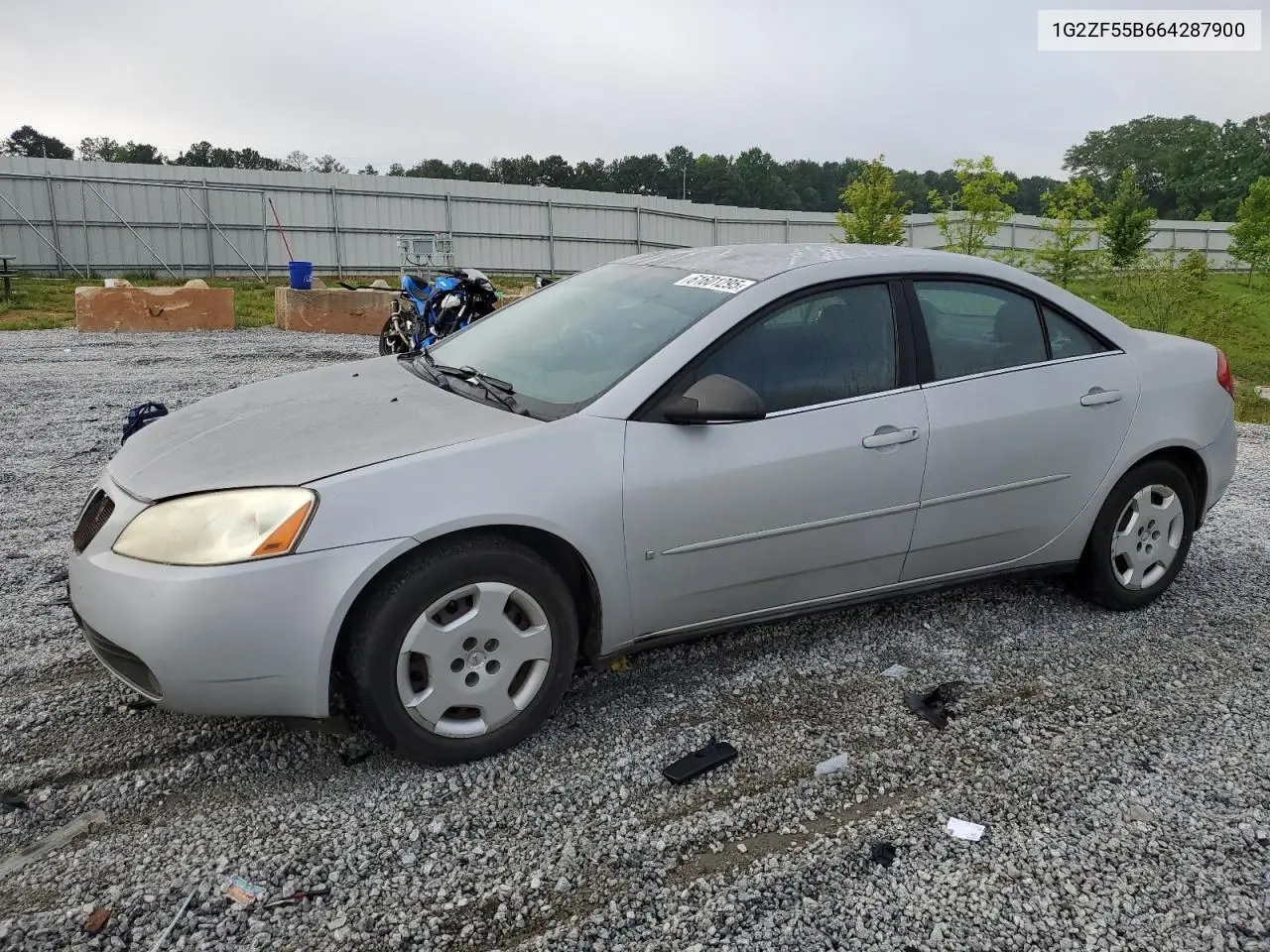 2006 Pontiac G6 Se VIN: 1G2ZF55B664287900 Lot: 61601295