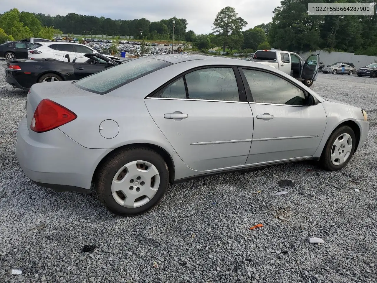 2006 Pontiac G6 Se VIN: 1G2ZF55B664287900 Lot: 61601295