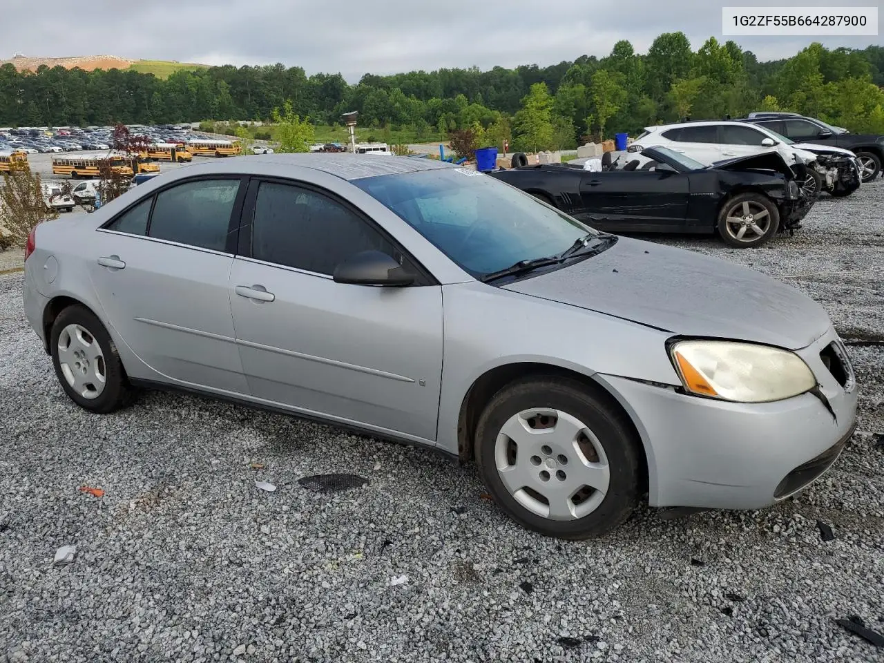 2006 Pontiac G6 Se VIN: 1G2ZF55B664287900 Lot: 61601295