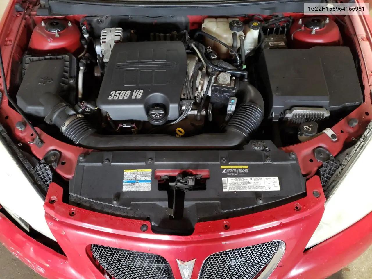 2006 Pontiac G6 Gt VIN: 1G2ZH158964166981 Lot: 65898155