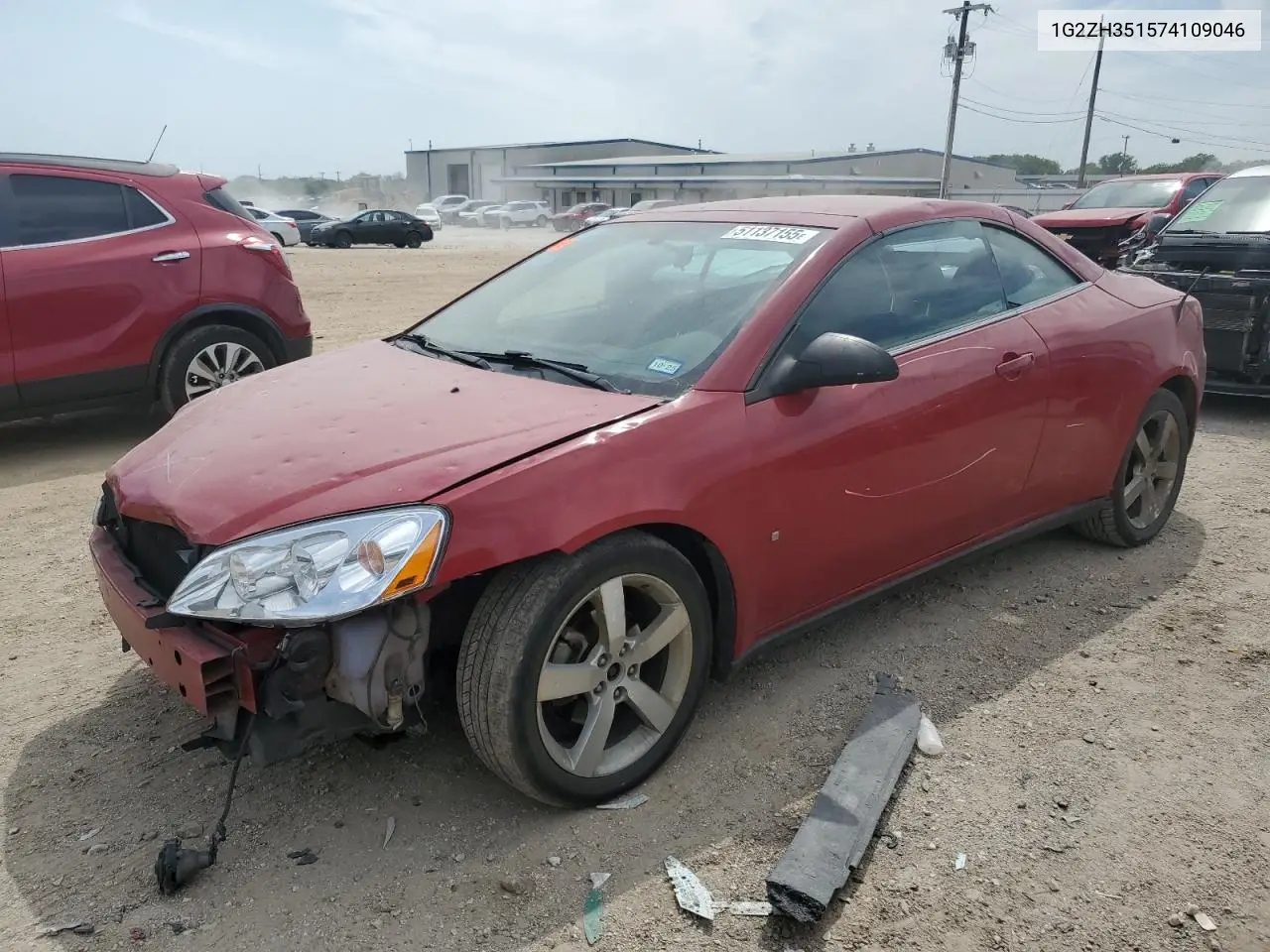 2007 Pontiac G6 Gt VIN: 1G2ZH351574109046 Lot: 51137155