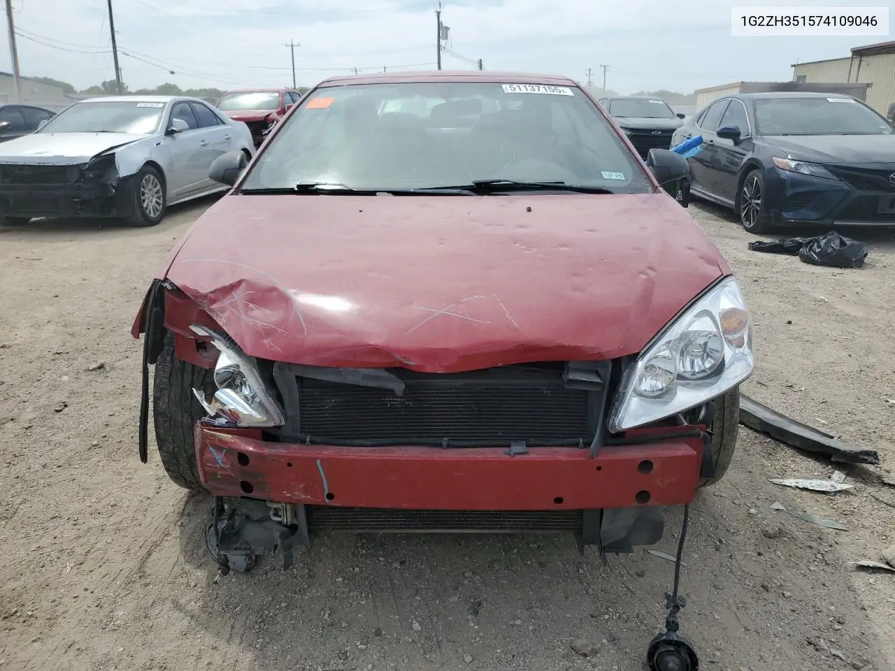 2007 Pontiac G6 Gt VIN: 1G2ZH351574109046 Lot: 51137155