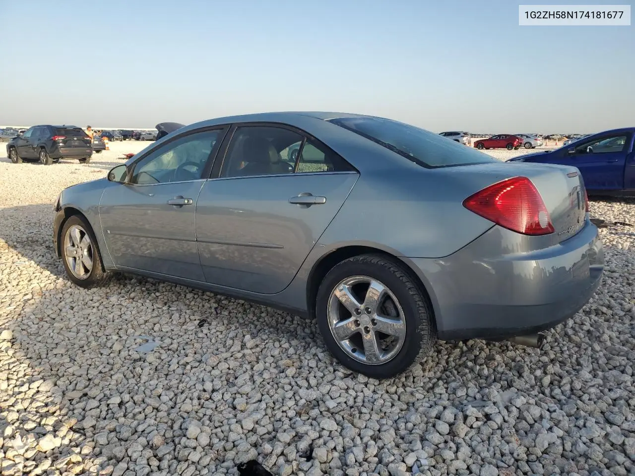 2007 Pontiac G6 Gt VIN: 1G2ZH58N174181677 Lot: 52549195