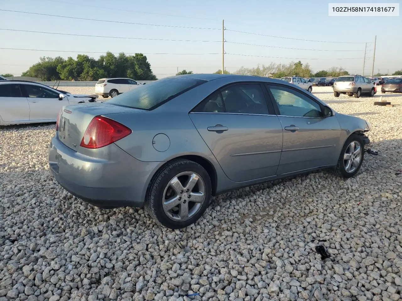 2007 Pontiac G6 Gt VIN: 1G2ZH58N174181677 Lot: 52549195