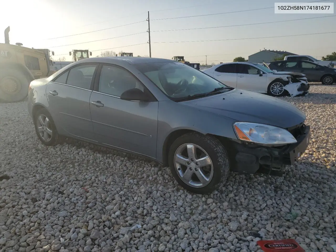 2007 Pontiac G6 Gt VIN: 1G2ZH58N174181677 Lot: 52549195