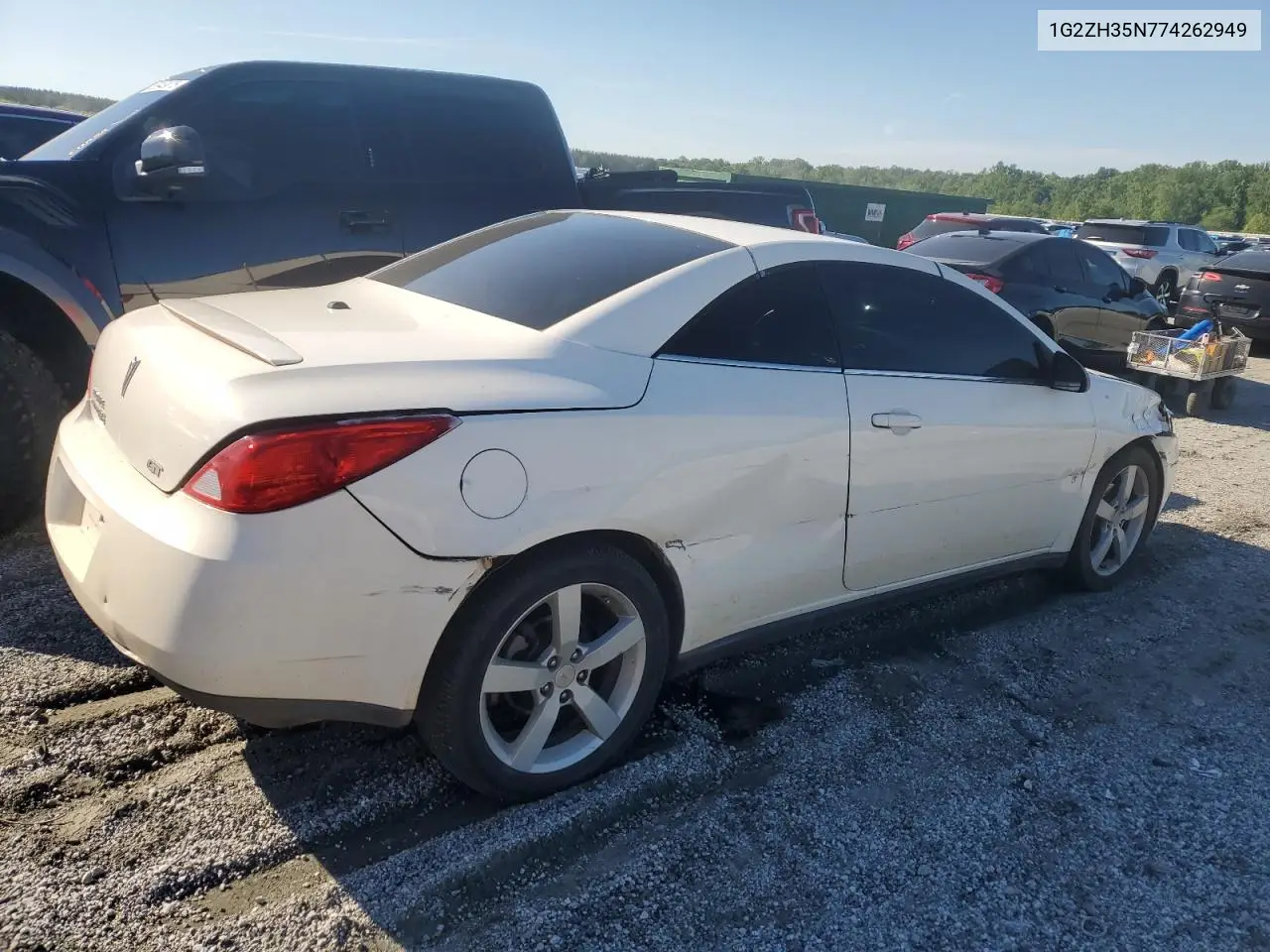 2007 Pontiac G6 Gt VIN: 1G2ZH35N774262949 Lot: 54159805