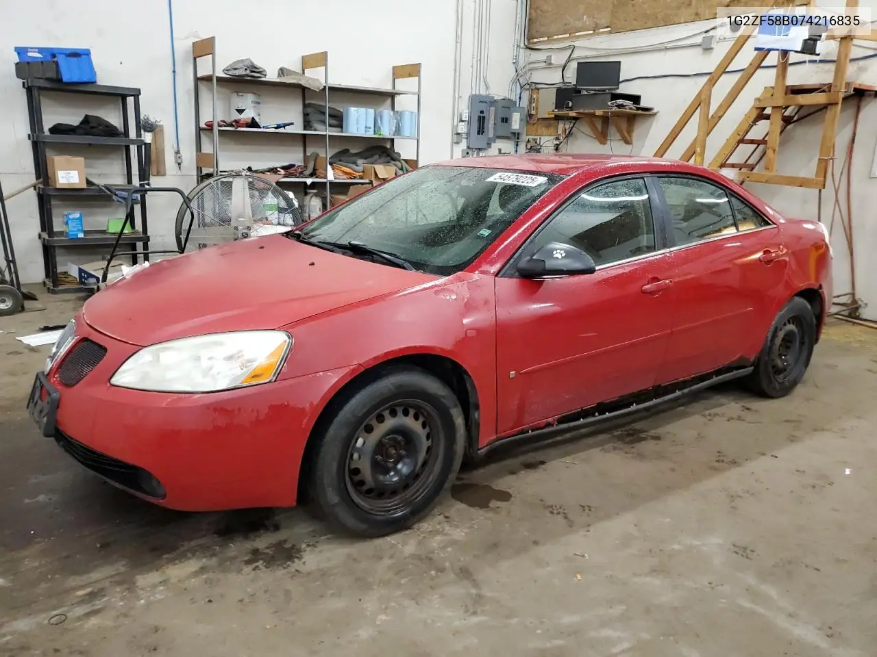 2007 Pontiac G6 Value Leader VIN: 1G2ZF58B074216835 Lot: 54579225