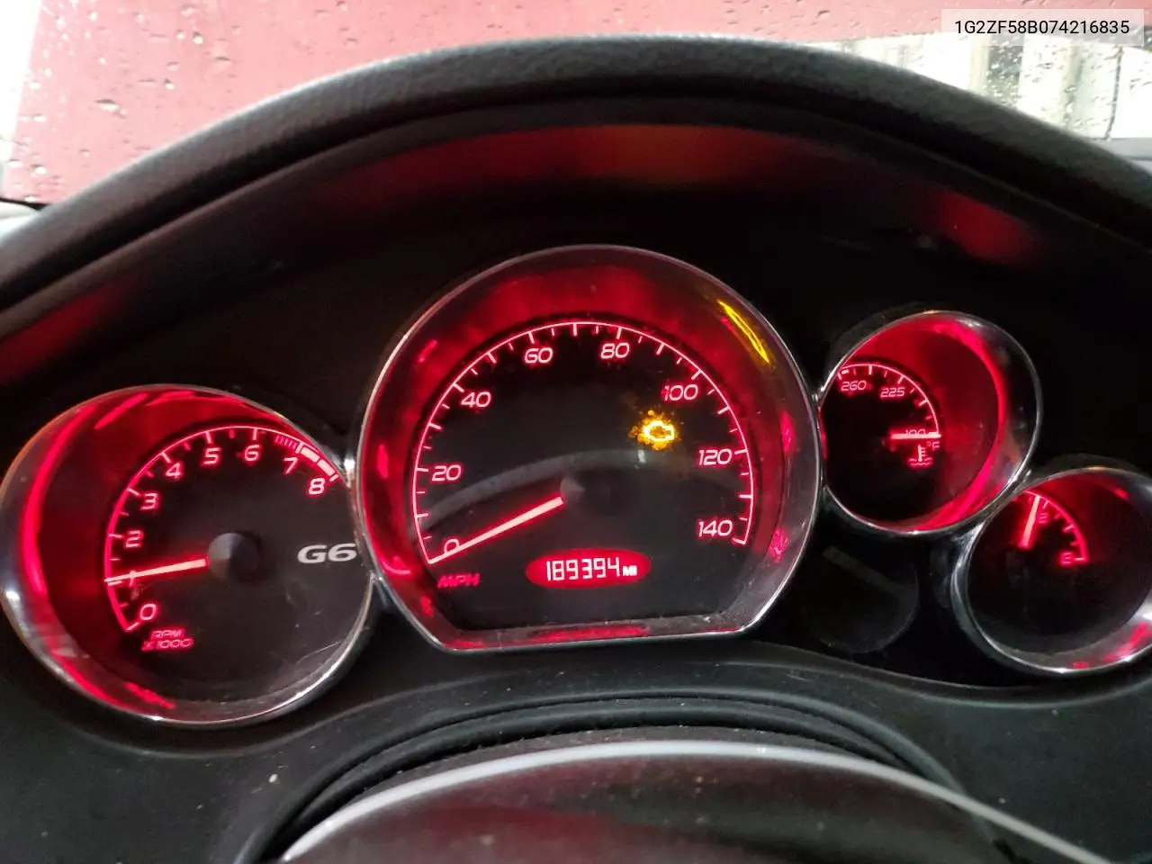 2007 Pontiac G6 Value Leader VIN: 1G2ZF58B074216835 Lot: 54579225