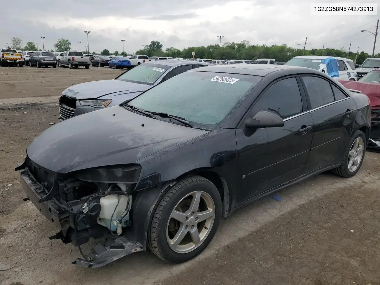 2007 Pontiac G6 Base VIN: 1G2ZG58N574273913 Lot: 56290025