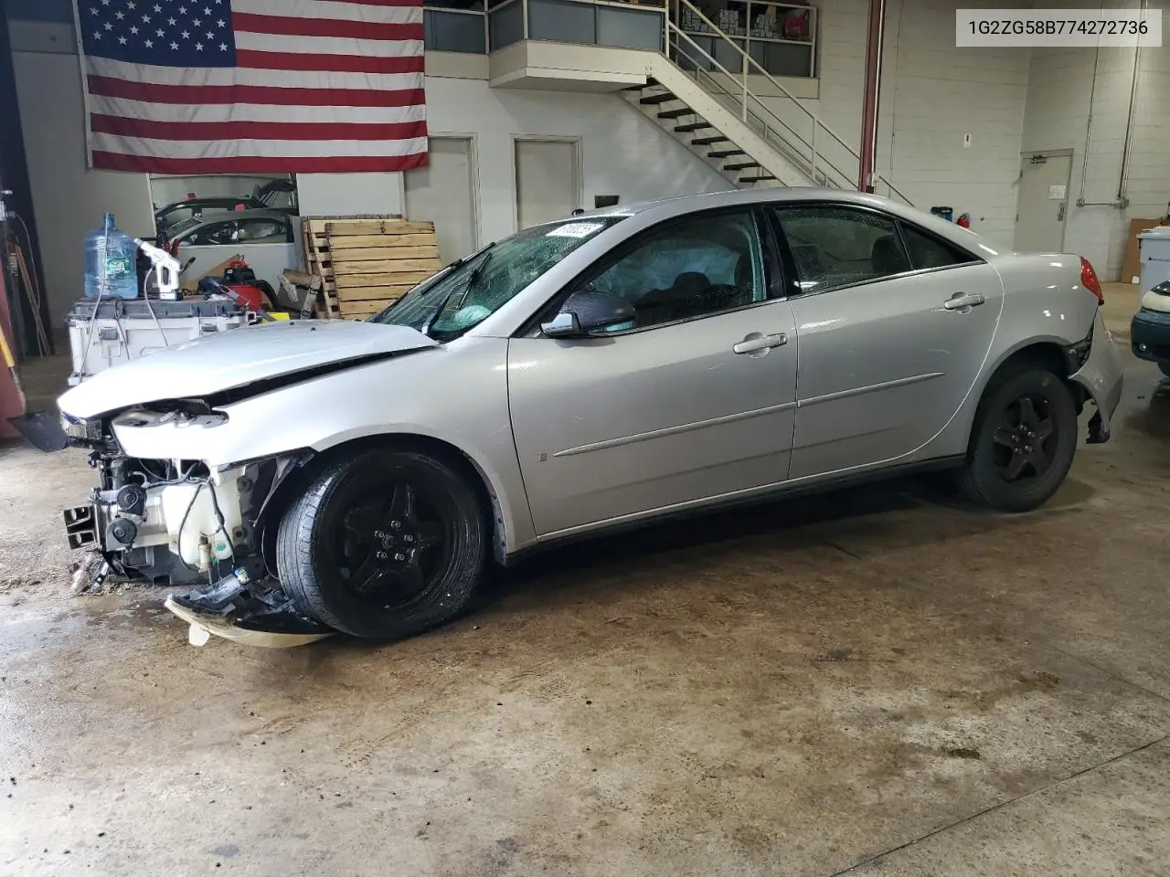2007 Pontiac G6 Base VIN: 1G2ZG58B774272736 Lot: 61088255